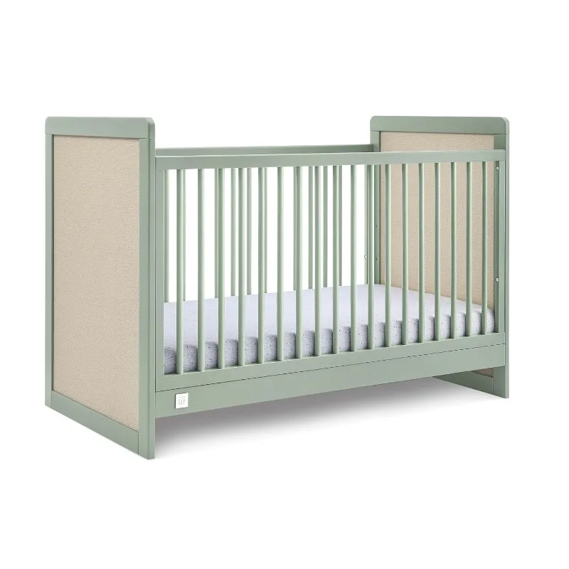 babyGap Liam 4-in-1 Convertible Crib-Greenguard Gold Certified, Sage Green/Natural