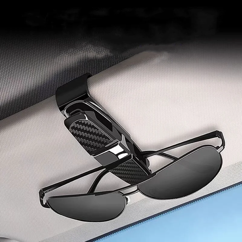 Universal Car Auto Sun Visor Glasses Box Sunglasses Clip Card Ticket Holder Stand Fastener Pen Case Eyeglasses Car Accessories M3ek - View #9