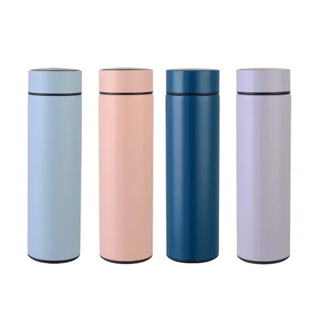2025 Smart Display 304 Stainless Steel Thermos Cup Vacuum Water Cup for Men and Women Students High Value Office Cup 5