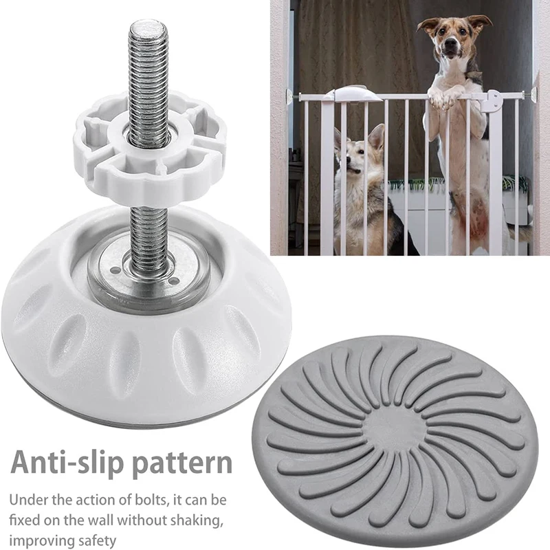 Baby Safety Door Gate Pet Fence Stair Door Metal High Strength Gate for Kids with Locking Nut Spare Part Accessories baby safety gate