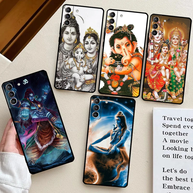 God Diety Hindu Ganesha Shiva Case Per Samsung Galaxy S24 Ultra S21 S22 S23 Plus Note 10 Note 20 S8 S9 S10 S20 Fe Coque