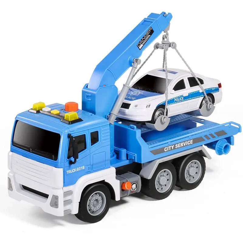 Bestuurbare Vrachtwagen - 1:20 Kraanwagen Met Licht En Geluid Kinderspeelgoed Rc Vrachtwagen Met 30 Minuten Rijtijd Inclusief Batterijen En Afstandsbediening