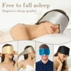 100% Mulberry Silk Sleeping Mask Eyepatch Blocking Light Eyemask Soft Padded Travel Sleeping Aid for Sleep Patch Slaapmasker 6