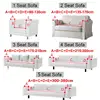 High-quality Sofa Cover Stretch Jacquard Sofa Covers Polar Fleece Armchair Sofa Covers Protector For Living Room1/2/3/4/5 Seater 2