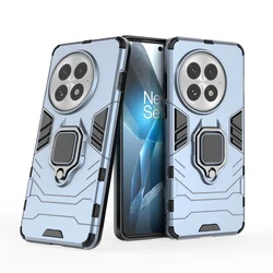 Kickstand Phone Case with Ring Magnetic Bracket and Durable Shell for OnePlus 13 (Blue)