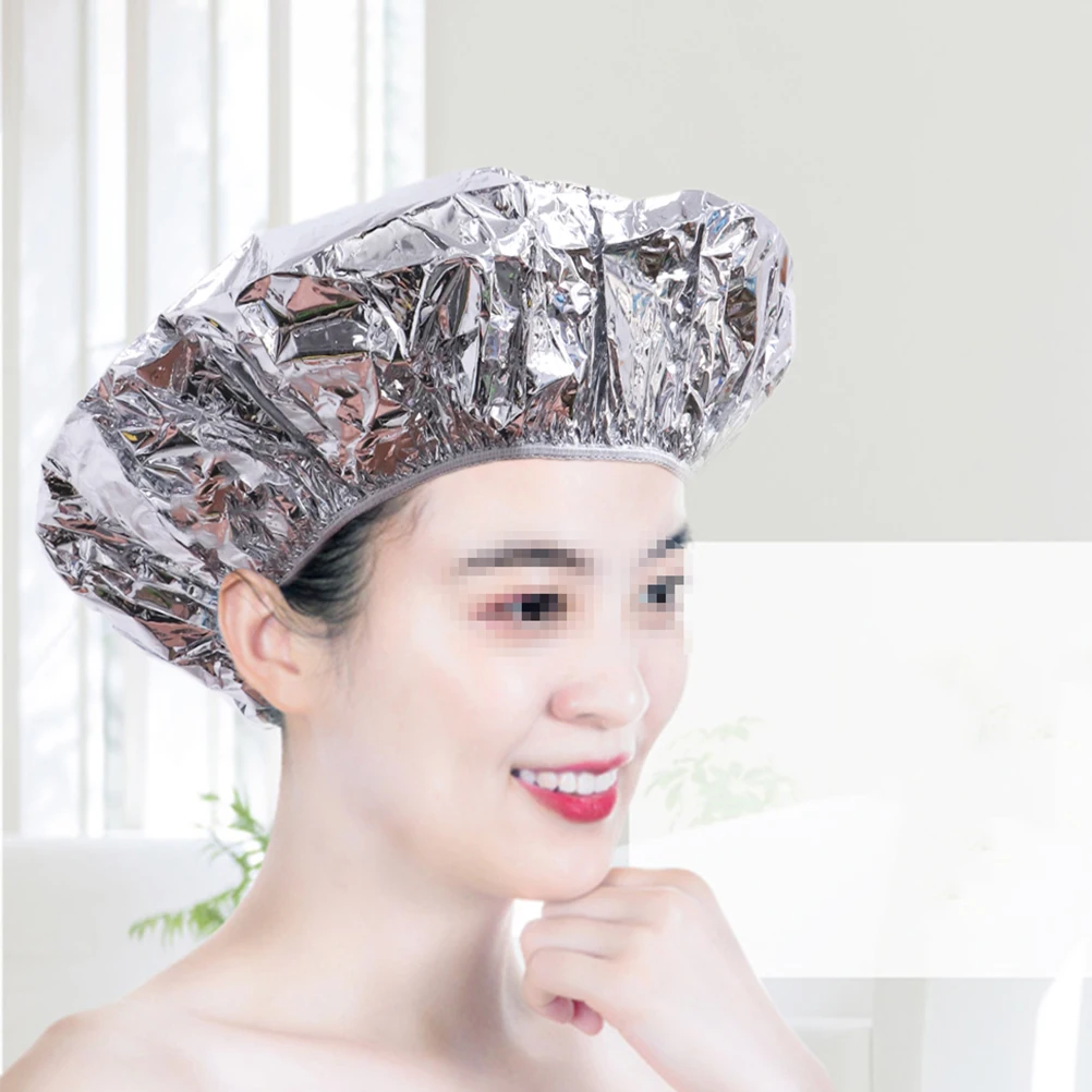 10Pcs Aluminum Foil Hair Cap Styling Heat Heated Heating Water Proof Hairdressing Hair Care Beauty Insulation Cap