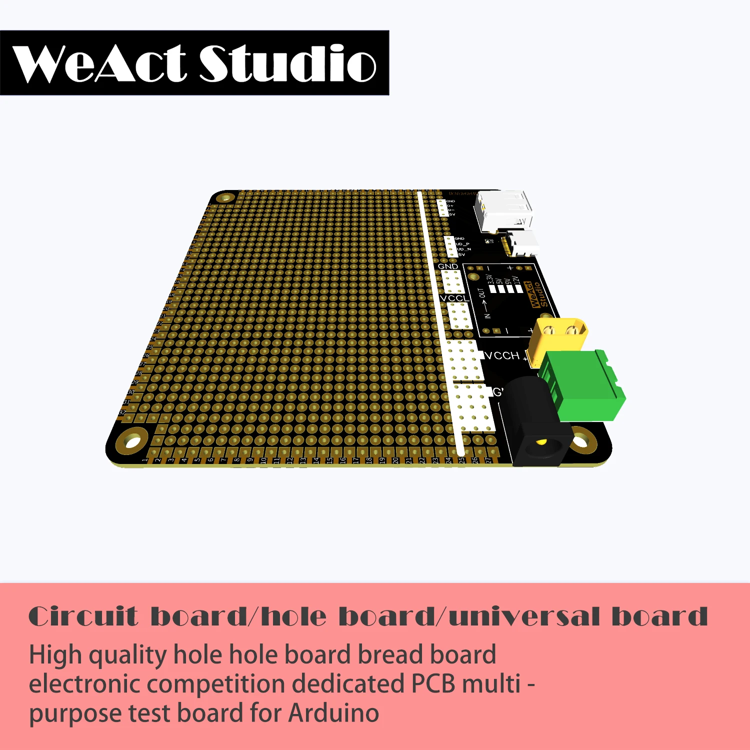 Hole Hole Board Bread Board Electronic Competition Dedicated PCB Multi-Purpose Test development board raspberry pi expansion board