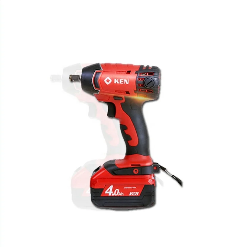 Ken Industrial 1/2 inch Cordless 20V Impact Wrench Drill 200 N.M Lithium Battery Electric Rechargeable Power Tools manufacturers provide lithium ion battery electric impact wrench power tools