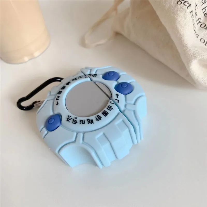 AirPods Pro 2nd gen 4 용 Anime 디지털 몬스터 이어폰 케이스 펜던트 Apple AirPods 1 2 3 4 Digimon 보호 케이스