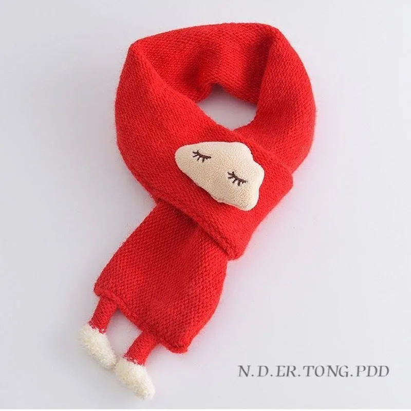 New Baby Scarf Winter Warm Baby Cute Super Cute Neck Cover for Girls Knitted Soft Neck Cover for Boys Versatile Scarf