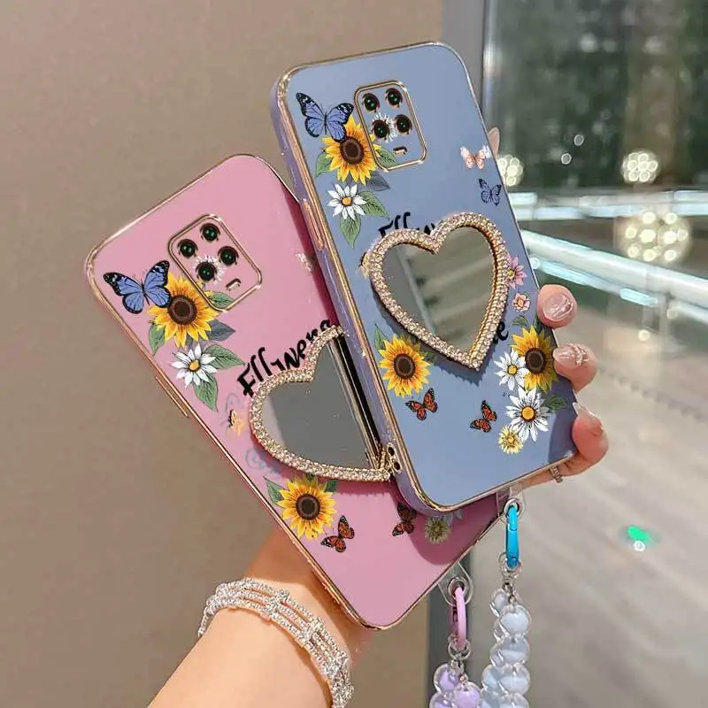 Butterfly Fluttering Phone Case Set with Lanyard and Stand - 3 Piece Bundle