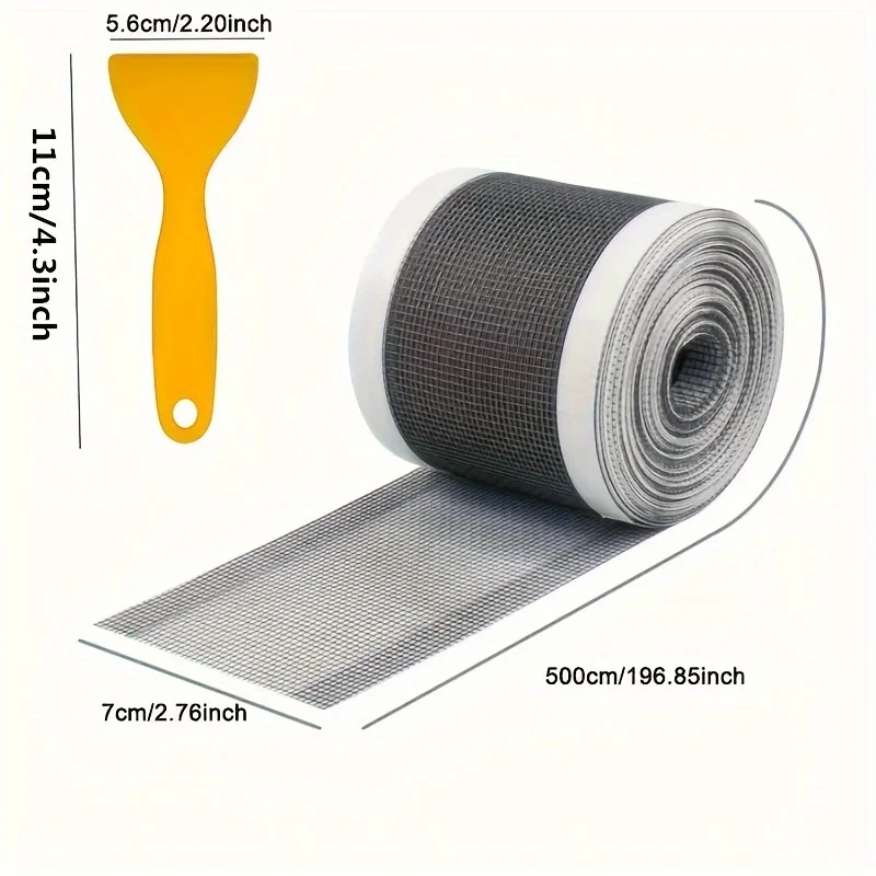 Shower Drain Hair Catcher Self-Adhesive,Disposable Mesh Sink Strainer Filter for Bathroom Floors Cutable,Waterproof,Mildew