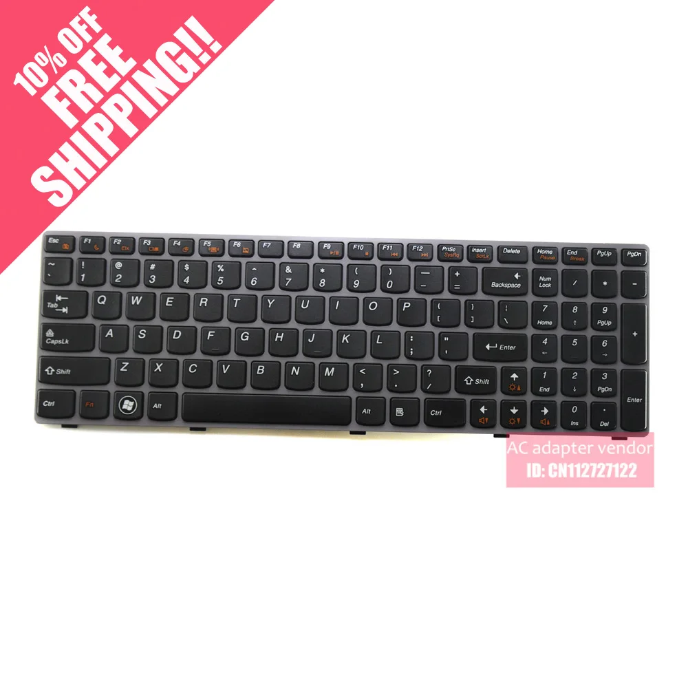 

FOR lenovo Z570 Z575 B570 B575A B590 V580 V570 B580 Keyboard Gary color