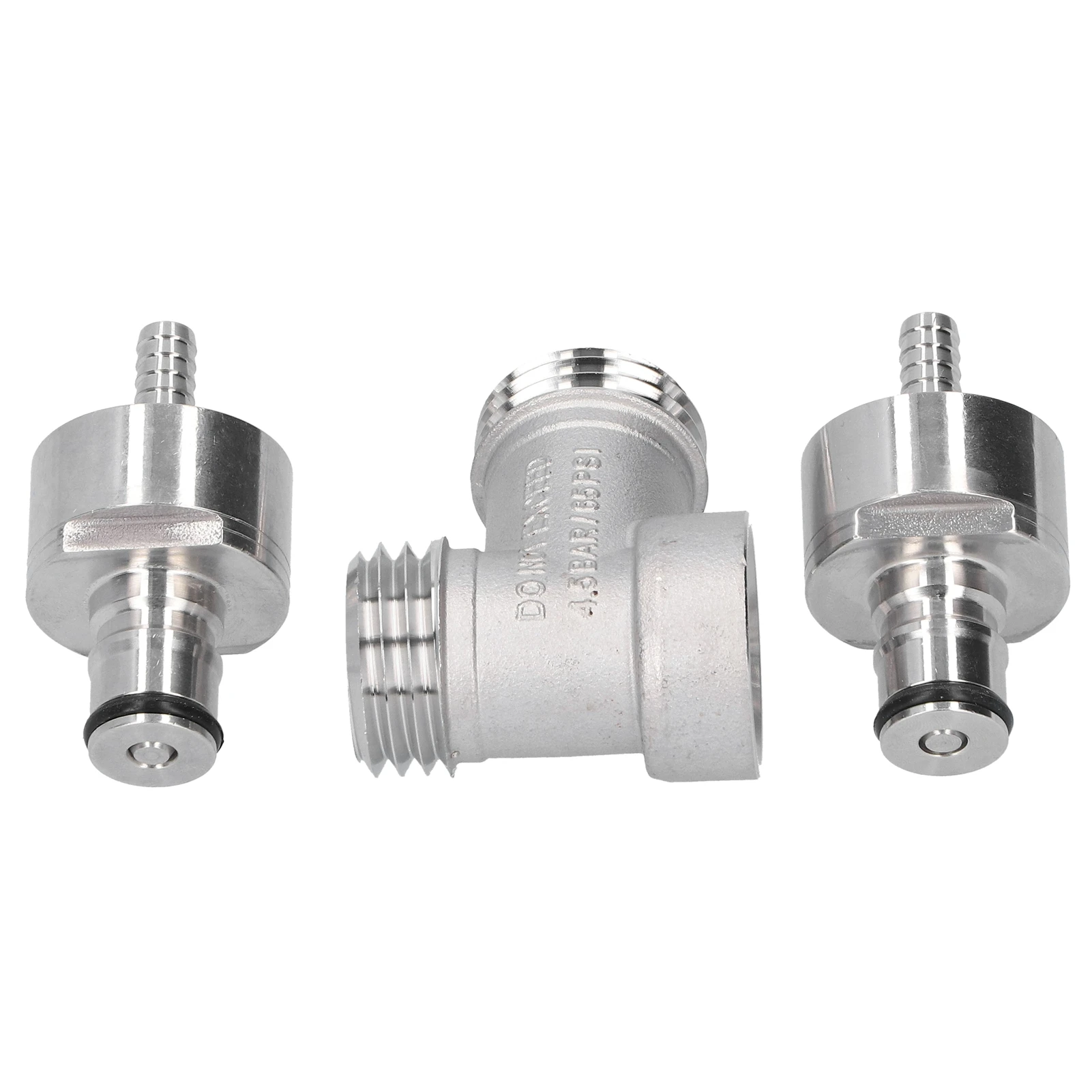 Brewing Converter Easy To Install Reusable PCO 1881 Standard Thread Stainless Steel Brewing Adapter Sturdy for PET Bottle
