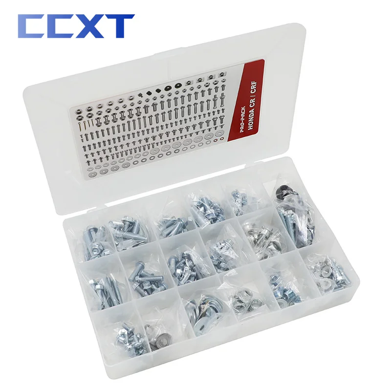 

Motorcycle Fairing Mudguard Screws Sprocket Bolt Kit Plate Set For Honda KTM Yamaha Kawasaki Japanese Bike Motocross Universal