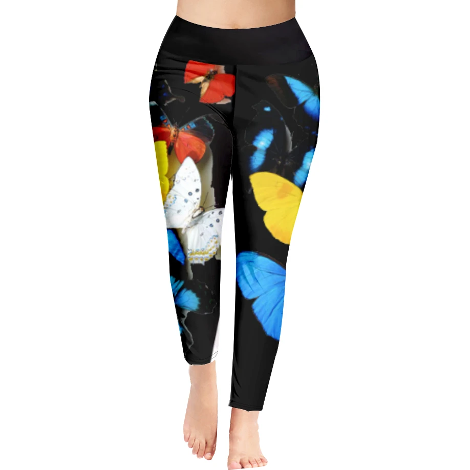 

Summer Butterfly Print Pants Gym Leggings Streetwear Women Y2k Pants Tights Trousers Push Up Leggings Fitness Women Clothing