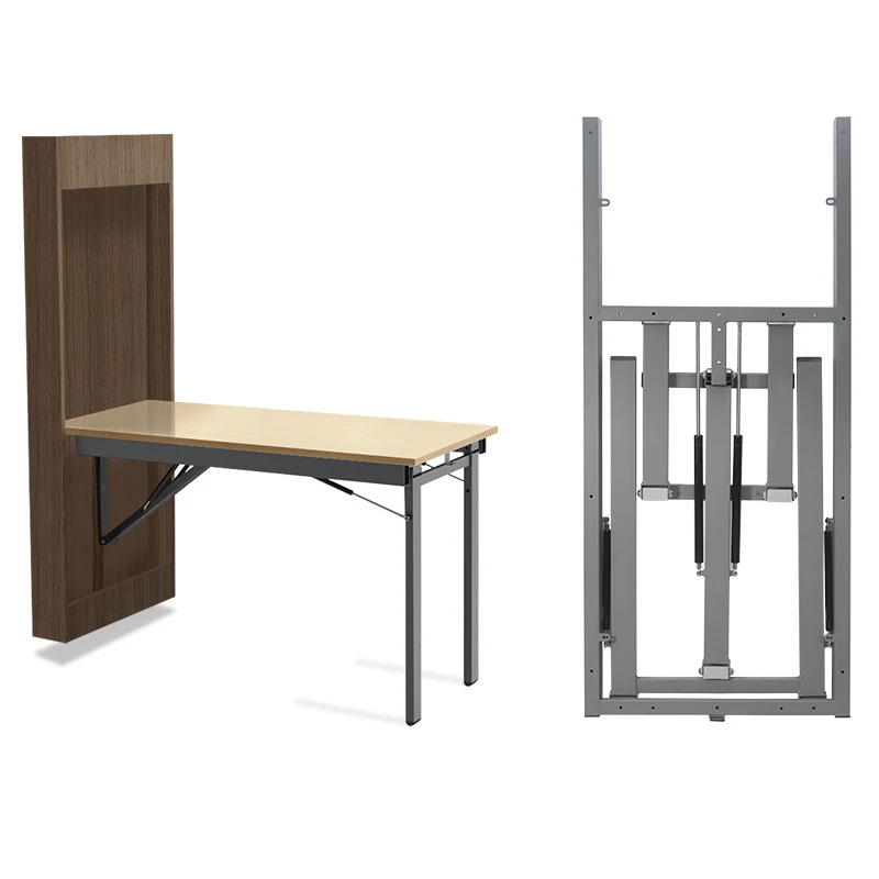 שולחן מתקפל לתליה על הקיר שולחן מתקפל מולטיפונקציונלי לתליה על הקיר שולחן מתקפל לאוכל, בית ומשרד