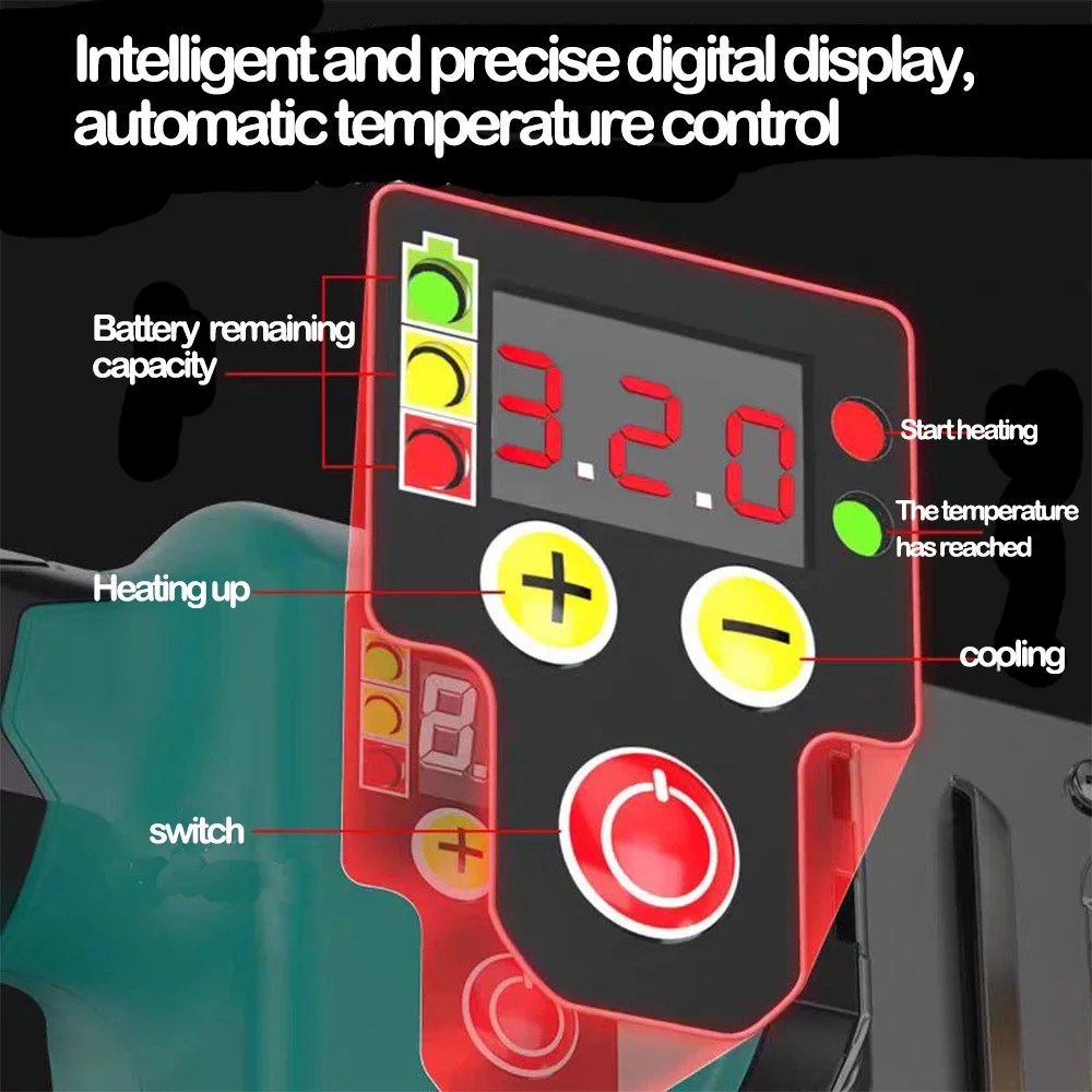 Electric Pipe Welding Machine Cordless Fuser PPR PE Soldering Iron Plastic Tube PP Heating Hot Melt Fit Makita Dewalt soldering iron pipe welding iron pipe welding