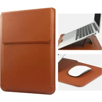 Housse de protection portable en cuir pour ordinateur portable MacBook Air 12 13 14 15 16 pouces (puces M5 M4 M3 M2) et MacBook Pro avec support réglable 1