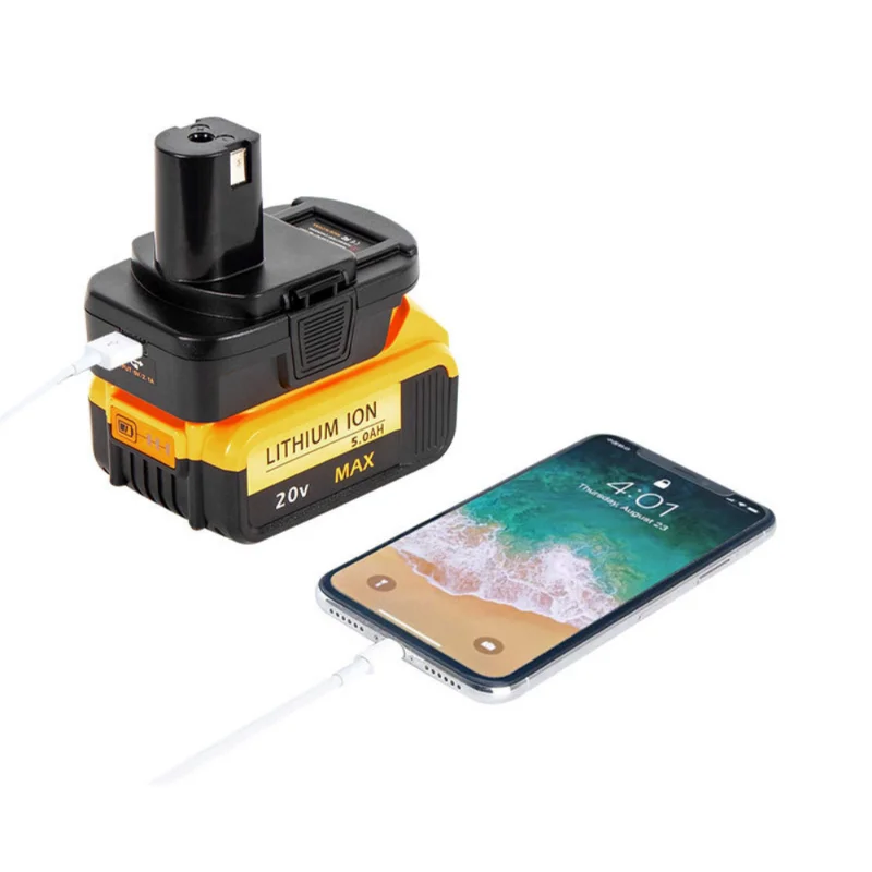 ZWINCKY Battery Converter Adapter For Dewalt For Milwaukee 18V 20V To RYOBI 18V Lithium&Ni-NH&Ni-CD Battery P108 P105