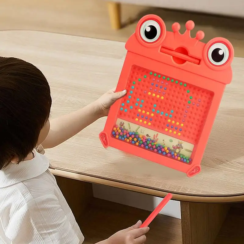Magnetic Doodle Board Frog Shape Cartoon Magnetic Drawing Board Toy Multifunctional Educational Shockproof Preschool Learning