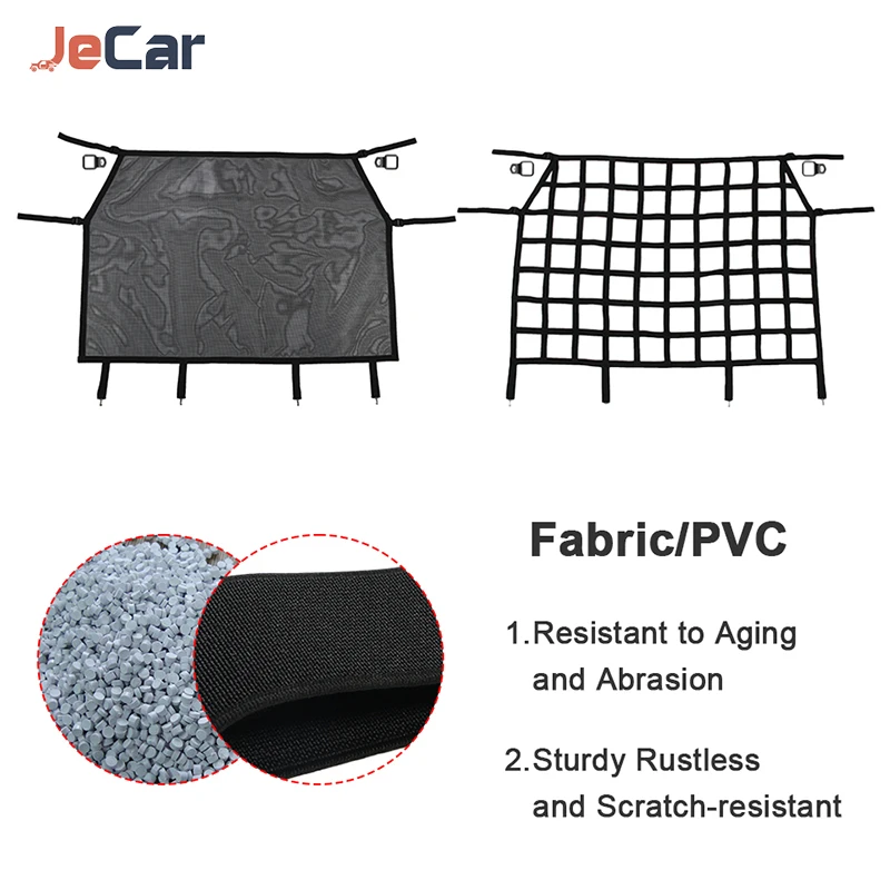 Auto Hinten Stamm Sicherheit Mesh Hund Barriere Schutz Isolation Pet Teiler  Net für Jeep Wrangler JK