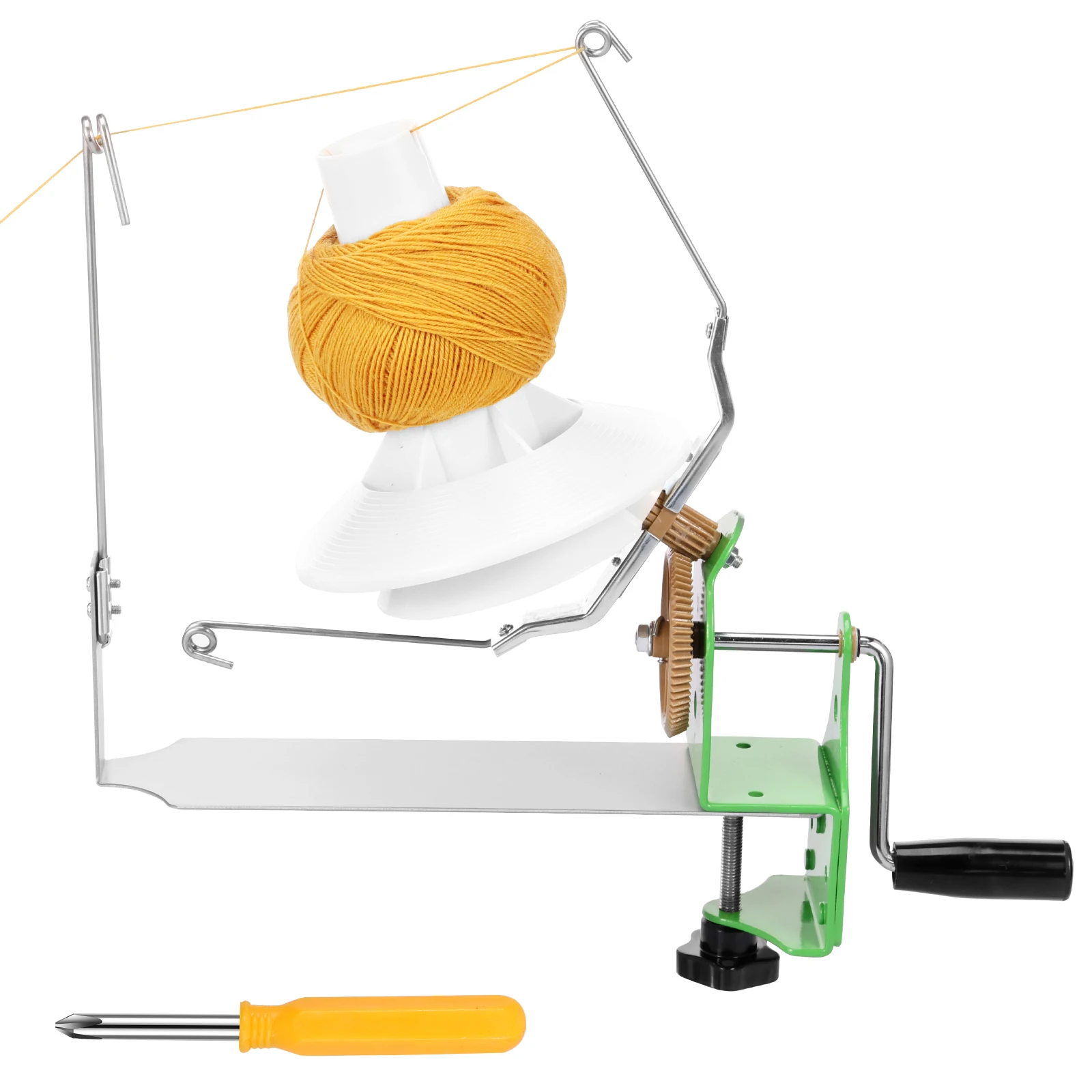 Yarn Winder Wear Resistant Yarn Spinner Double Rocker Arms Ball Winder Fast Winding Winding Tool Neat