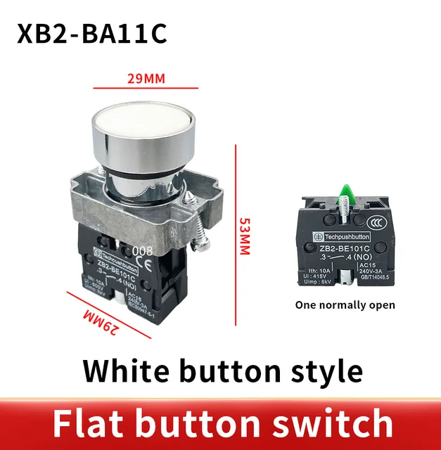 XB2 非常停止ボタンスイッチ VIOX ELECTRIC LEDボタンスイッチ XB2-BWB XB2-BWM XB2-BW34B1C VDOQTLJT LEDボタンスイッチ XB2-BWB XB2-BWM XB2-BW34B1C XB2-BW33B1C セルフリセッ