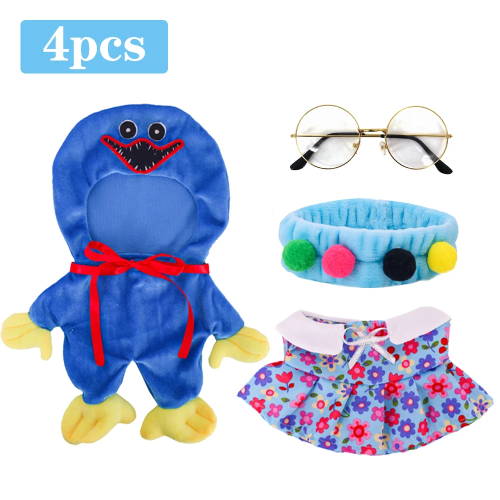 thumbnail image 1 of Bonita ropa para muñecas, vestido, suéter, uniforme para muñeca de pato amarillo Lalafanfan de 30 cm, juguete para niños, regalos de cumpleaños, accesorios para muñecas de pato, 1 of 5