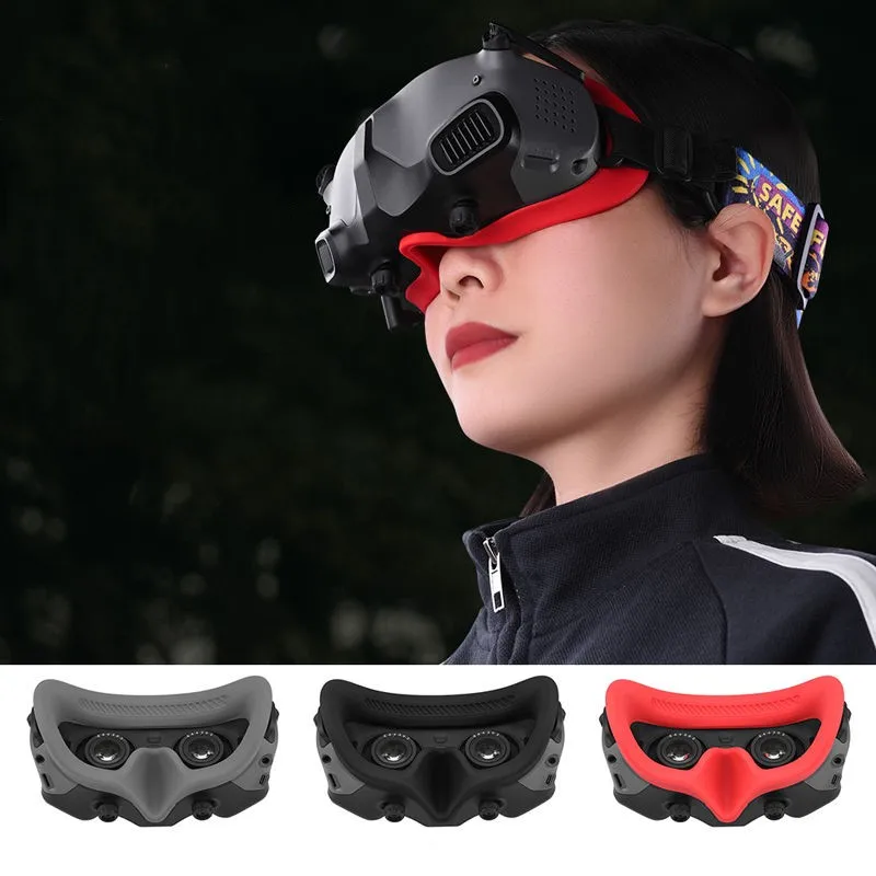 

Silicone Cover Suitable for DJI AVATA Flight Glasses Goggles2 Mask Protective Cover FPV Headband Accessories