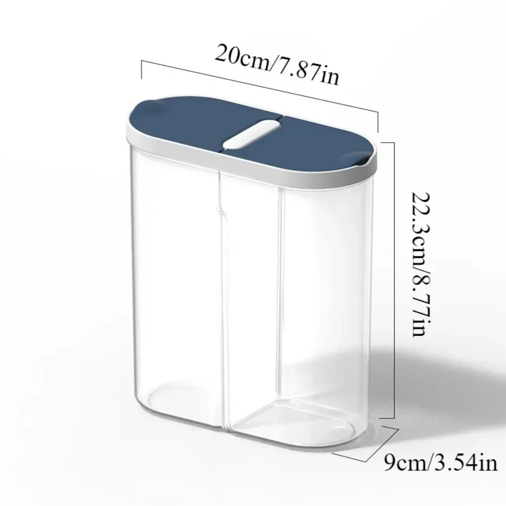 New Plastic Storage Container Pasta Rice Dispenser Cereals Organizer Boxes Cabinet Fridge Storage Jars Home Kitchen Accessories