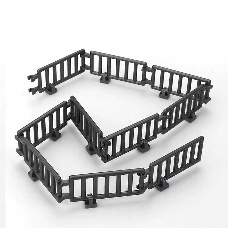 

Забор коррал спецназ городская полиция MOC фигурки военного оружия Минифигурки аксессуары строительные блоки фигурки мини детские игрушки