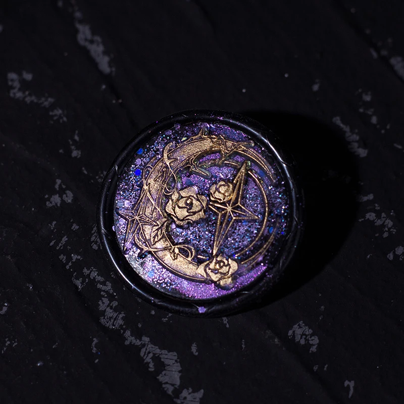 30mm Relief Seal Wax Stamps Copper Head New 3D Moon Rose DIY Sealling Wax Stamp Envelope Wedding Invitation Crafts Decoration
