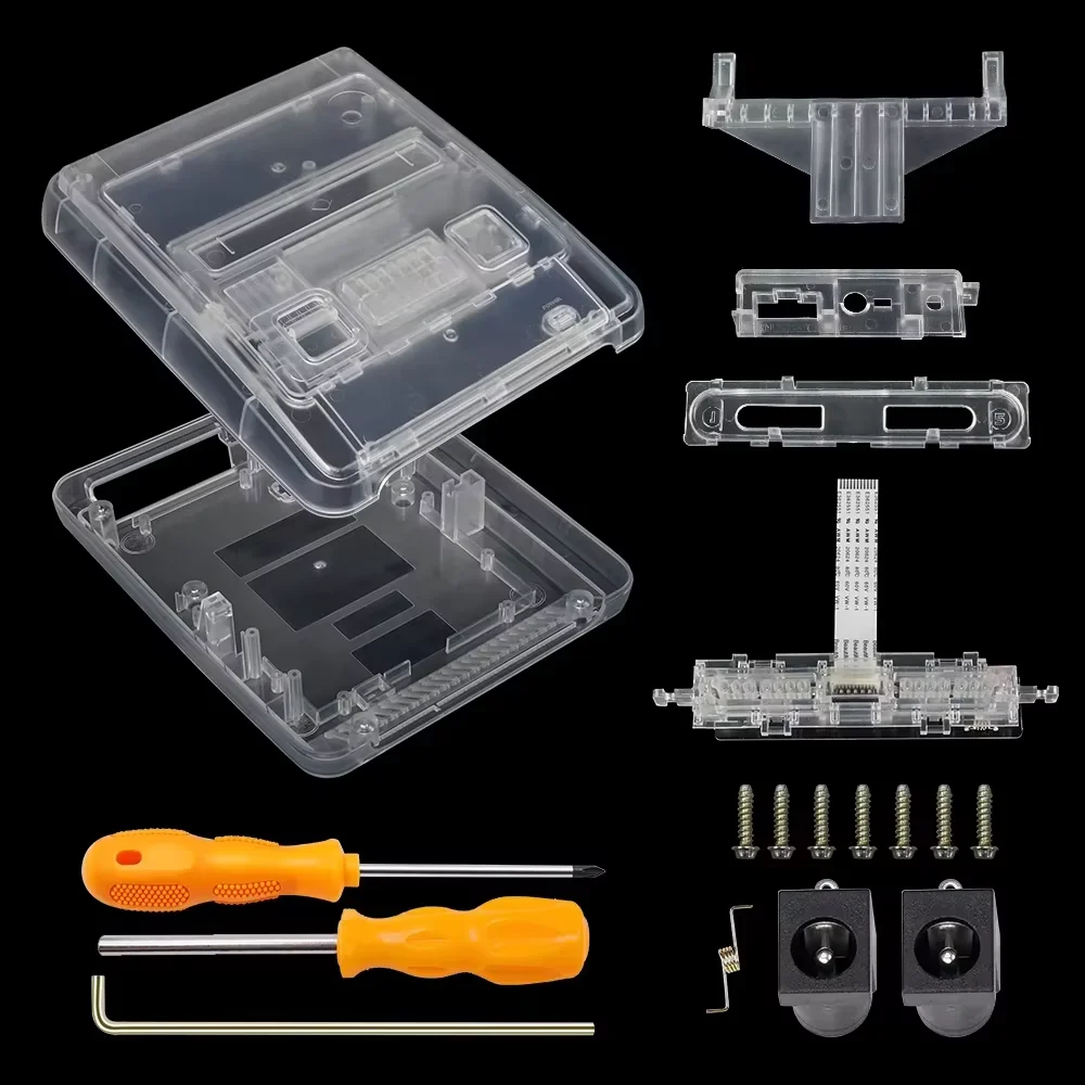 Bitfunx SFC 交換ケース透明シェルスーパーファミコンコンソール