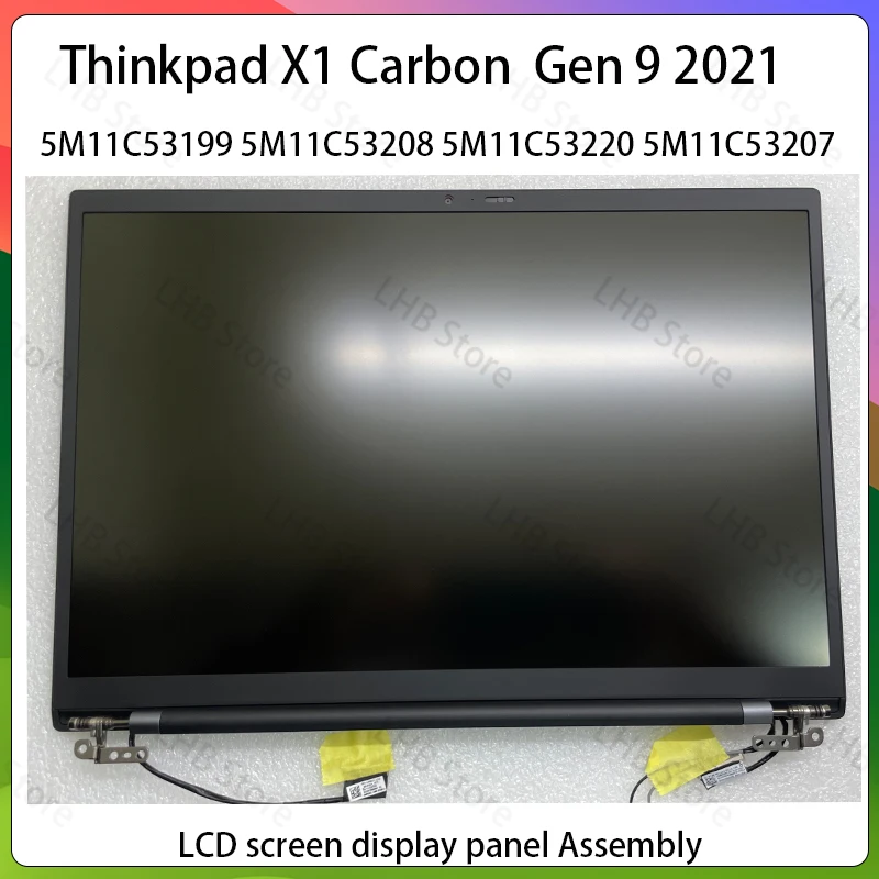 레노버 씽크패드 X1 카본 9세대 LCD 스크린 디스플레이 패널 어셈블리 5M11C53205 5M11F40552 5M11C53206 5M11C53207 5M11H59224