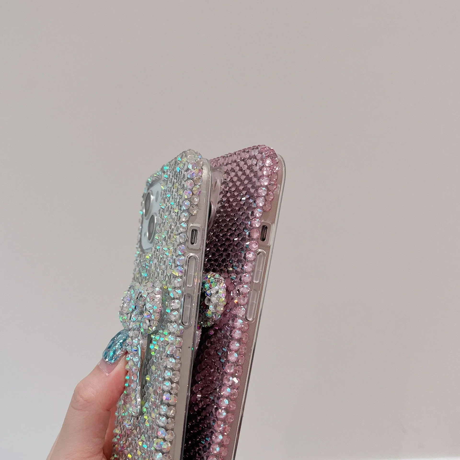 Full Diamond Bow Sparkling Protective Phone Case - Cute and Stylish Cover