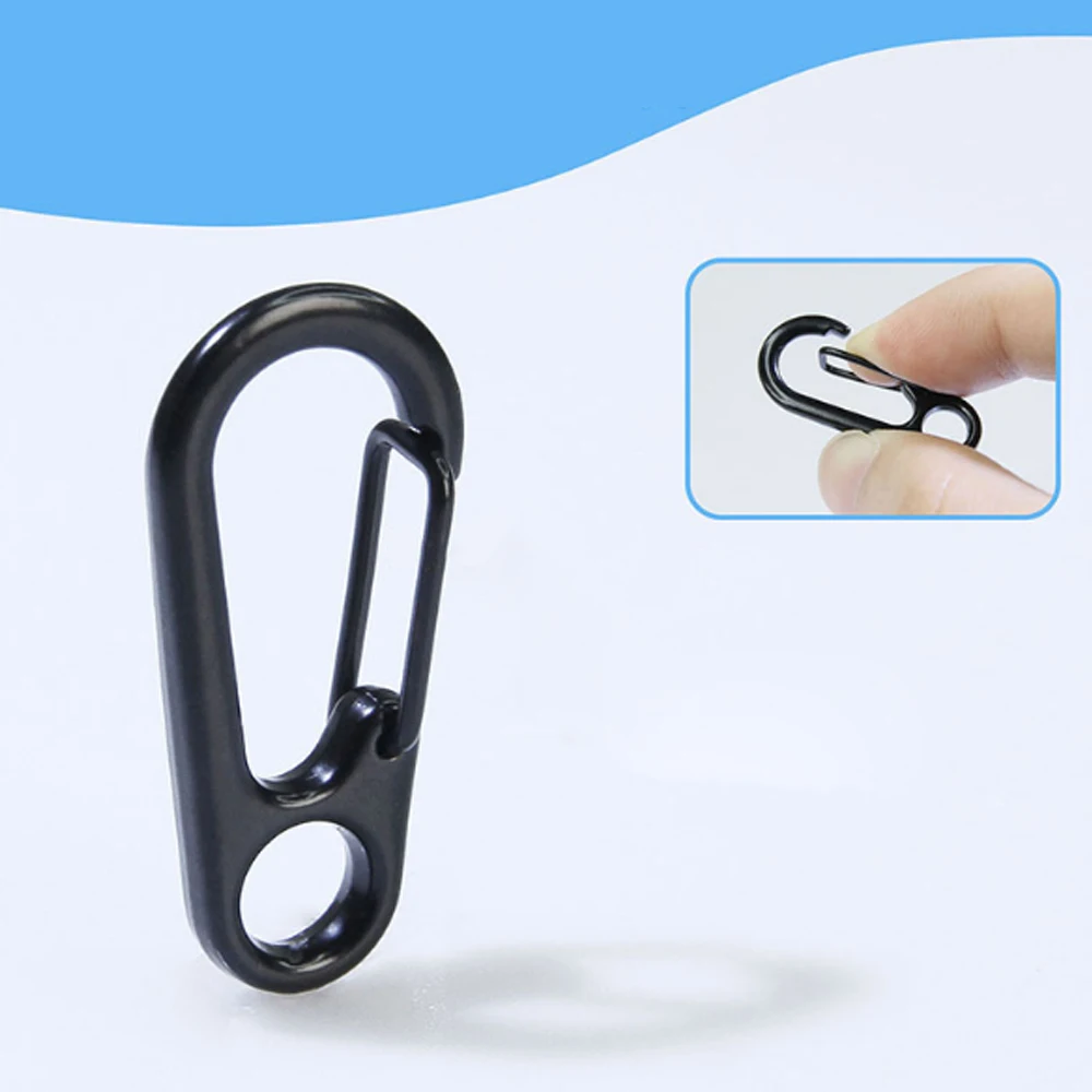 Lobster Clasp Buckle Keychain 5/10pcs Carabiners Outdoor Camping Buckles Alloy Spring Snap Hooks Keychains Tool Clips