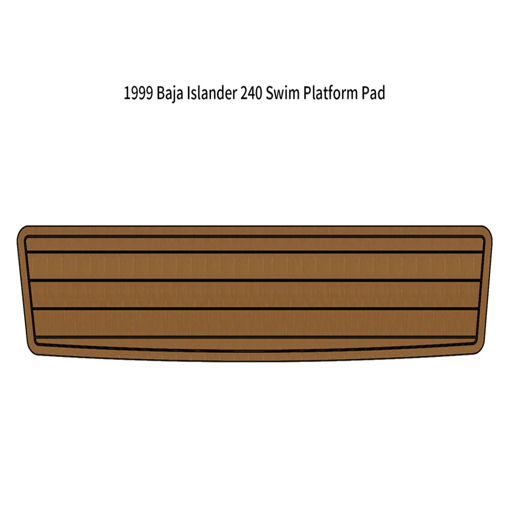 1999 Baja Islander 240 Swim Platform Step Mat Boat EVA Foam Teak Deck Floor Pad