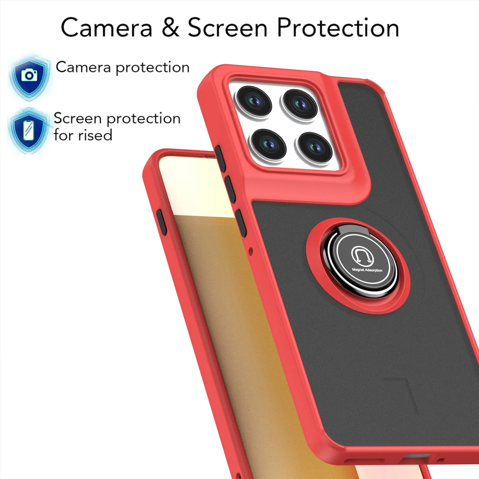 360° Rotating Magnetic Vehicle Bracket Case Cover