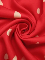 Plus Size Strawberry Print Dress Women's Red Strapless Sundress Green Lace Trim Summer Dress Free Shipping - Image 5