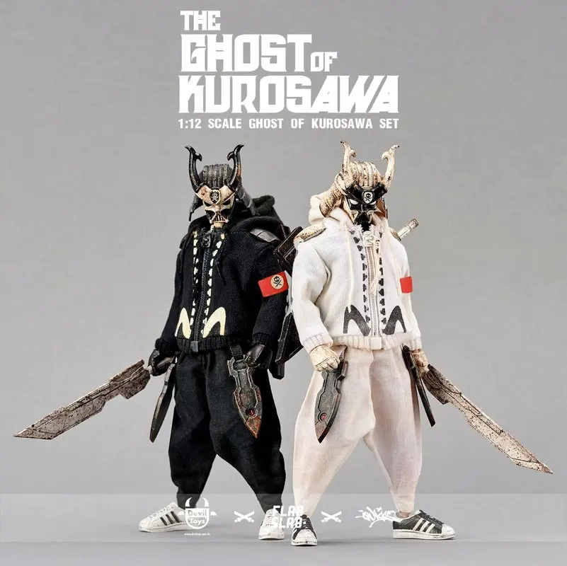 

TYCTOYS Devil Toys X Flabslab X Quics Maiquez 1/12 Men Soldier Ghost Kurosawa Hip Hop Street Boys Action Doll Model Gift