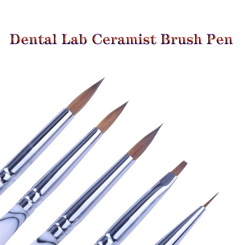 5pcsHighQualityDentalLabPorcelainCeramicFinestSableErmine