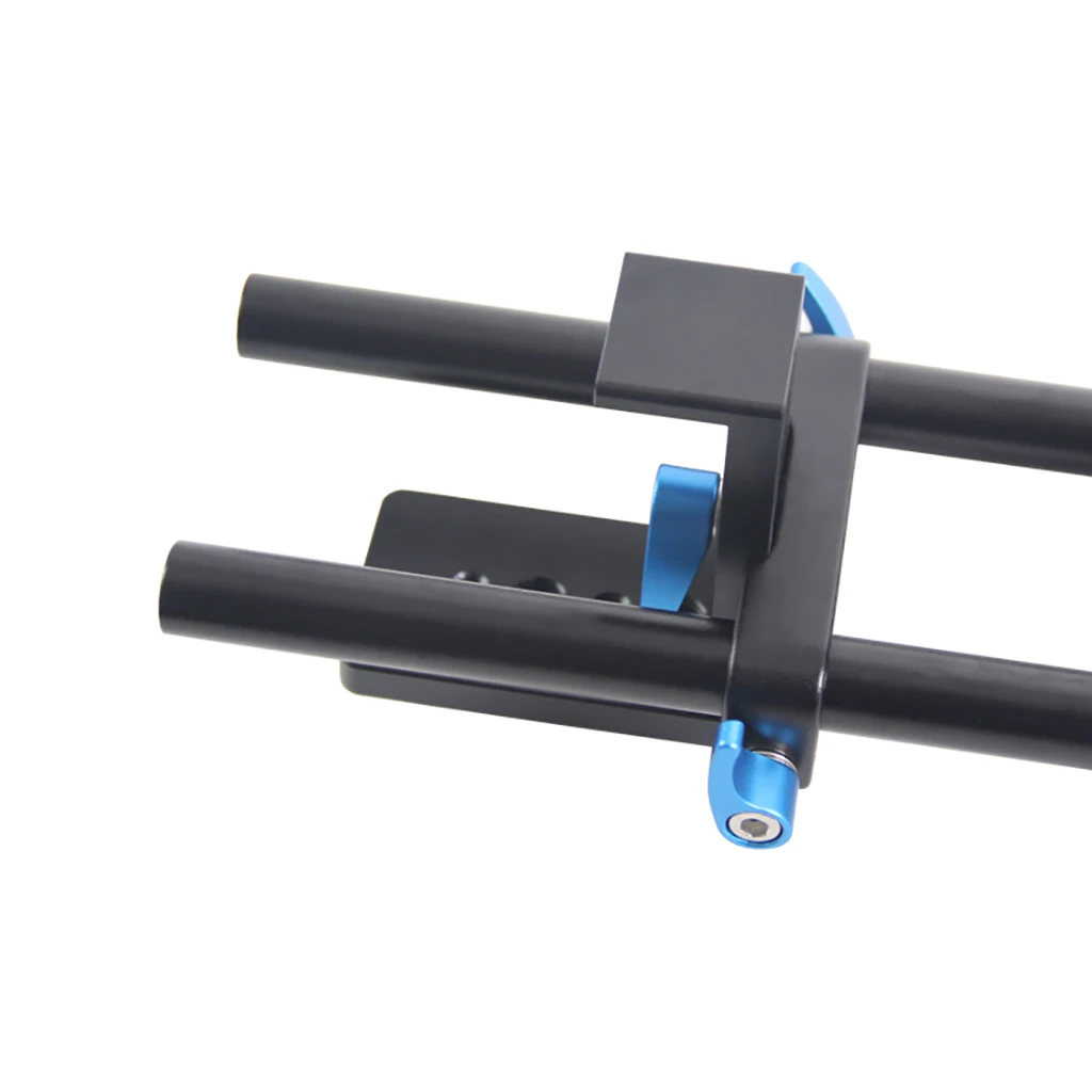 Description Picture 5 of item15mm Rod Rail Clamp Mounting Base Bracket for Panasonic Fujifilm DSLR Camera Camcorder Cage Rig Follow Focus System Lens Support