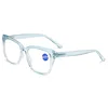 Ahora Oversized Transparent Reading Glasses Anti Blue Light Blocking Presbyopia Computer Eyewear +1.25+1.75+2.0+2.25+2.5+2.75 3