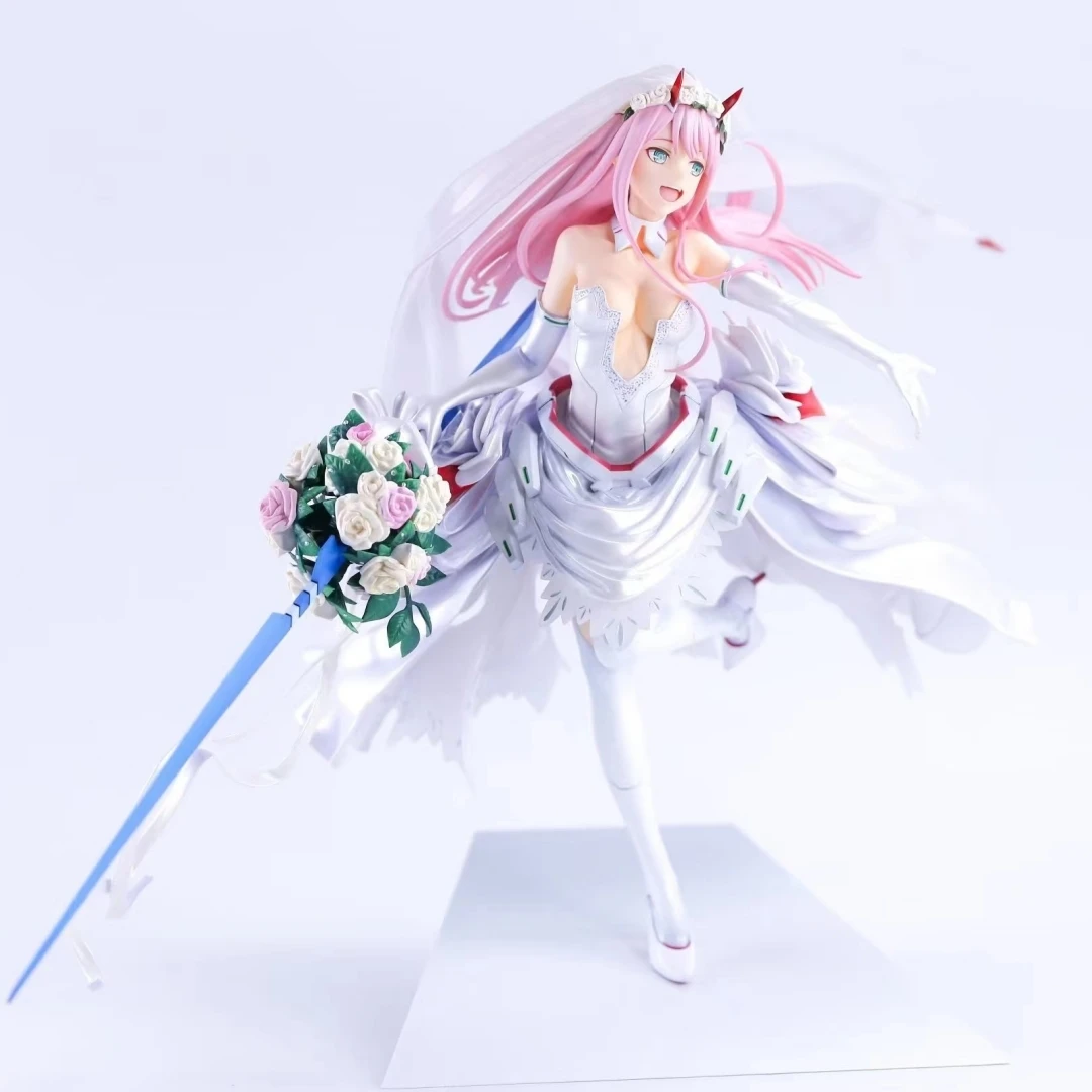 Darling In The FRANXX Anime Figure Zero Two 02 Wedding Action Figure Hiro  Ichigo Goro My Darling Figurine Collectible Toys Gifts - AliExpress