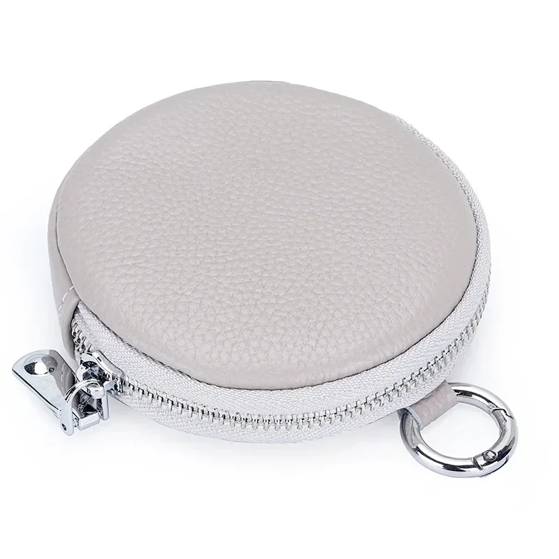 Leather EDC Coin and Key Pouch - Compact Accessory Organizer