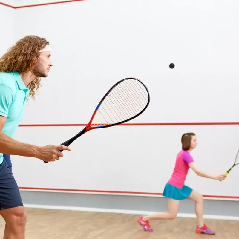 Squash Balls Double Yellow Dot Competition Squash Ball 38mm Racket Balls For Slow Speed Play Professional Tournaments