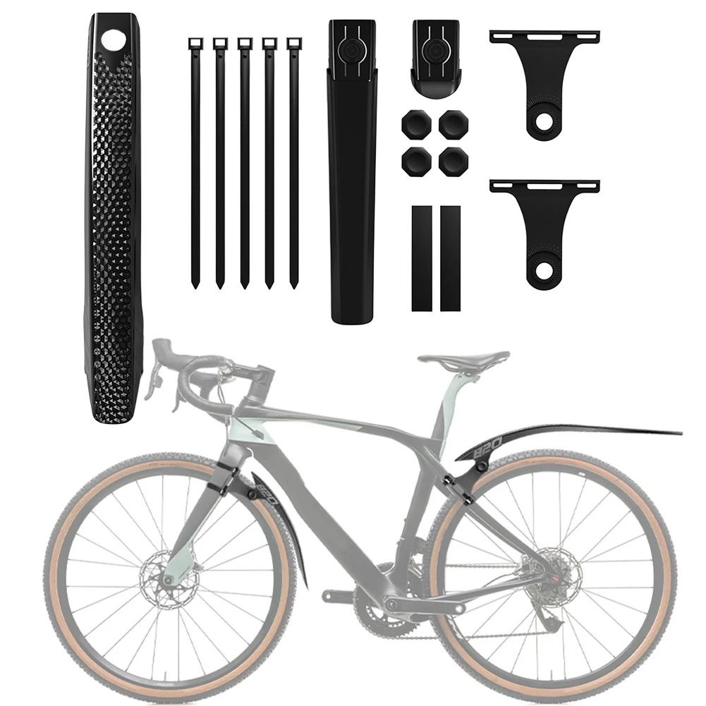 Cycling Mud Flaps Strong Toughness Bike Tire Wheel Mudguard Lightweight Front & Rear Mudguard for Front Rear Wheels Below 50mm