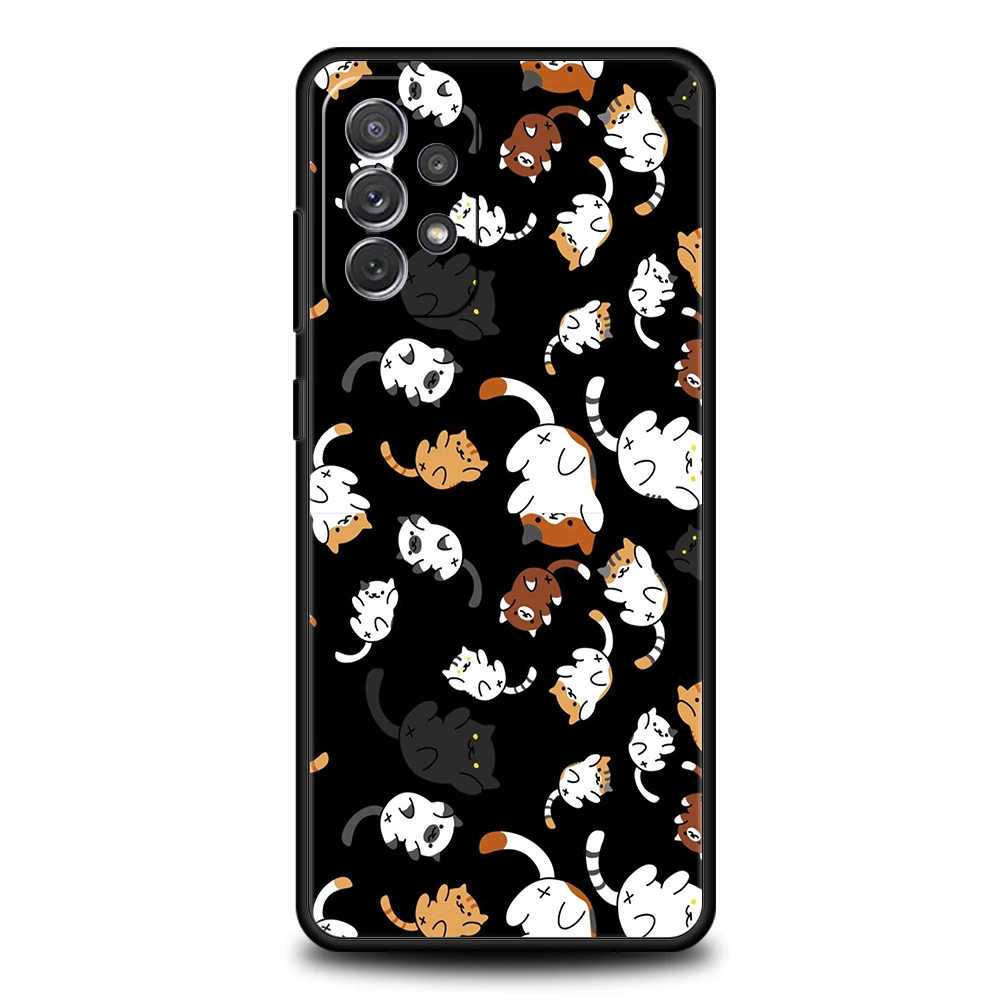 Cartoon Cat Soft Shell Phone Case - Cute and Protective Cover