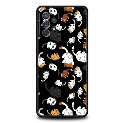 Cartoon Cat Soft Shell Phone Case - Cute and Protective Cover - Samsung a72 (A1)